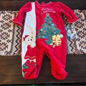 Little Me Baby’s First Christmas Outfit